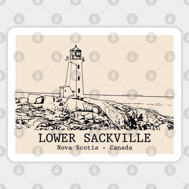 Lower Sackville - Nova Scotia Magnet by Lakeric